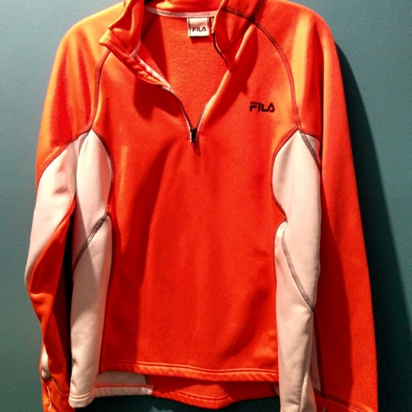 FILA Sport Female Athletic Jacket Sz XLarge Neo Or - Picture 1 of 5